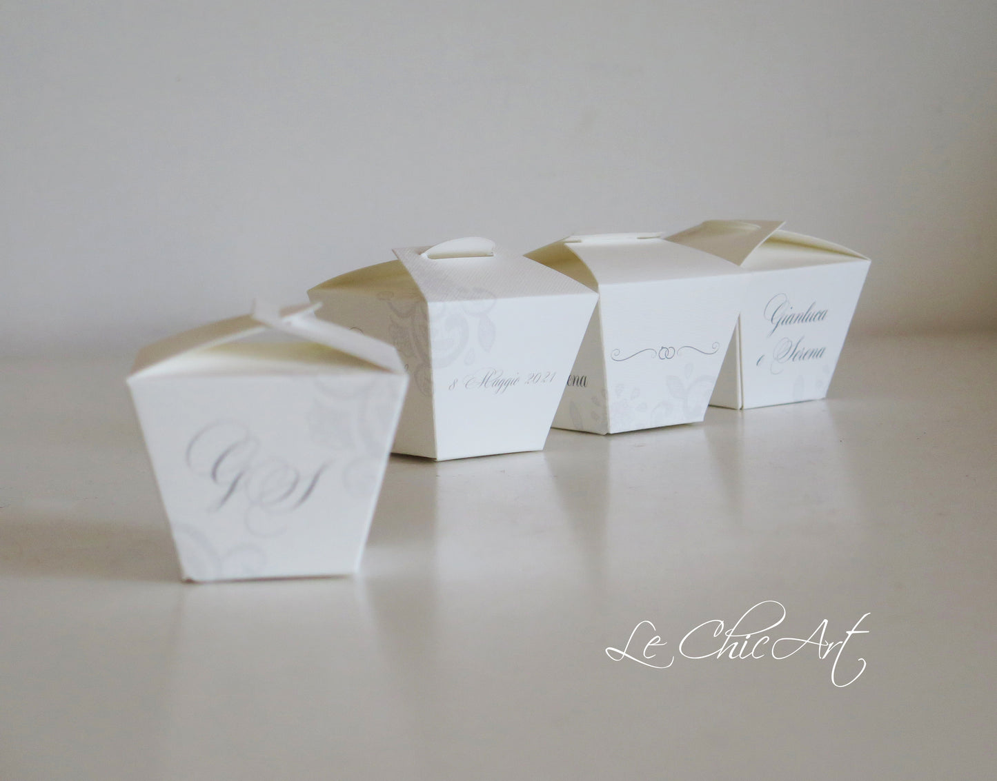 Confettata matrimonio scatole impilabili candy box tavolo buffet dolci