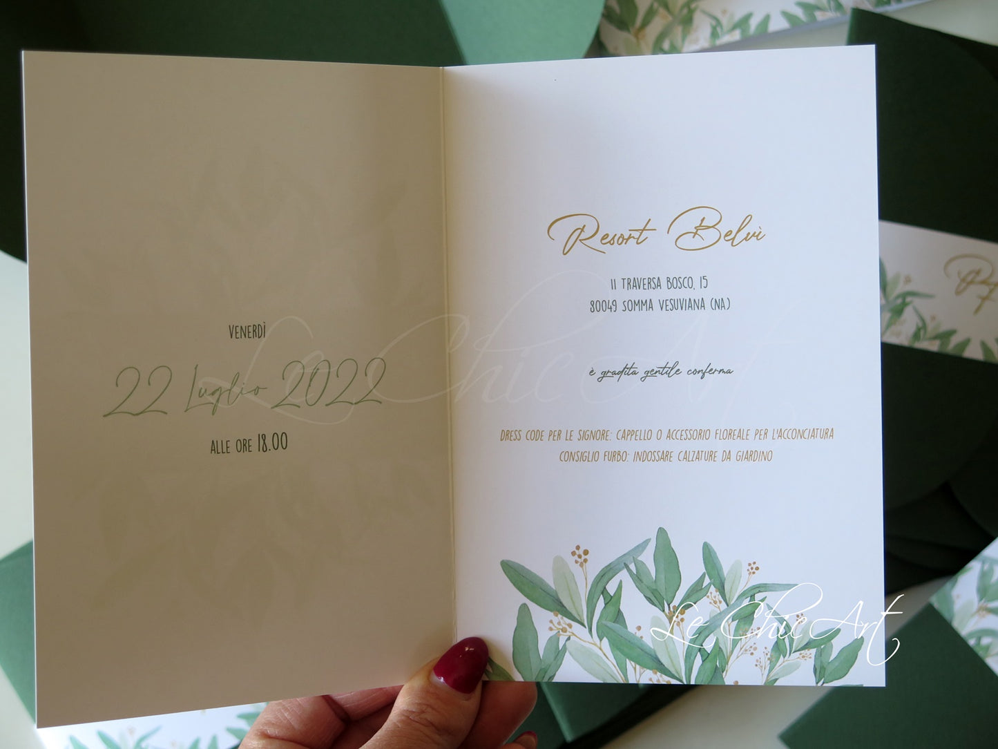 interno partecipazione dettagli foglia di ulivo