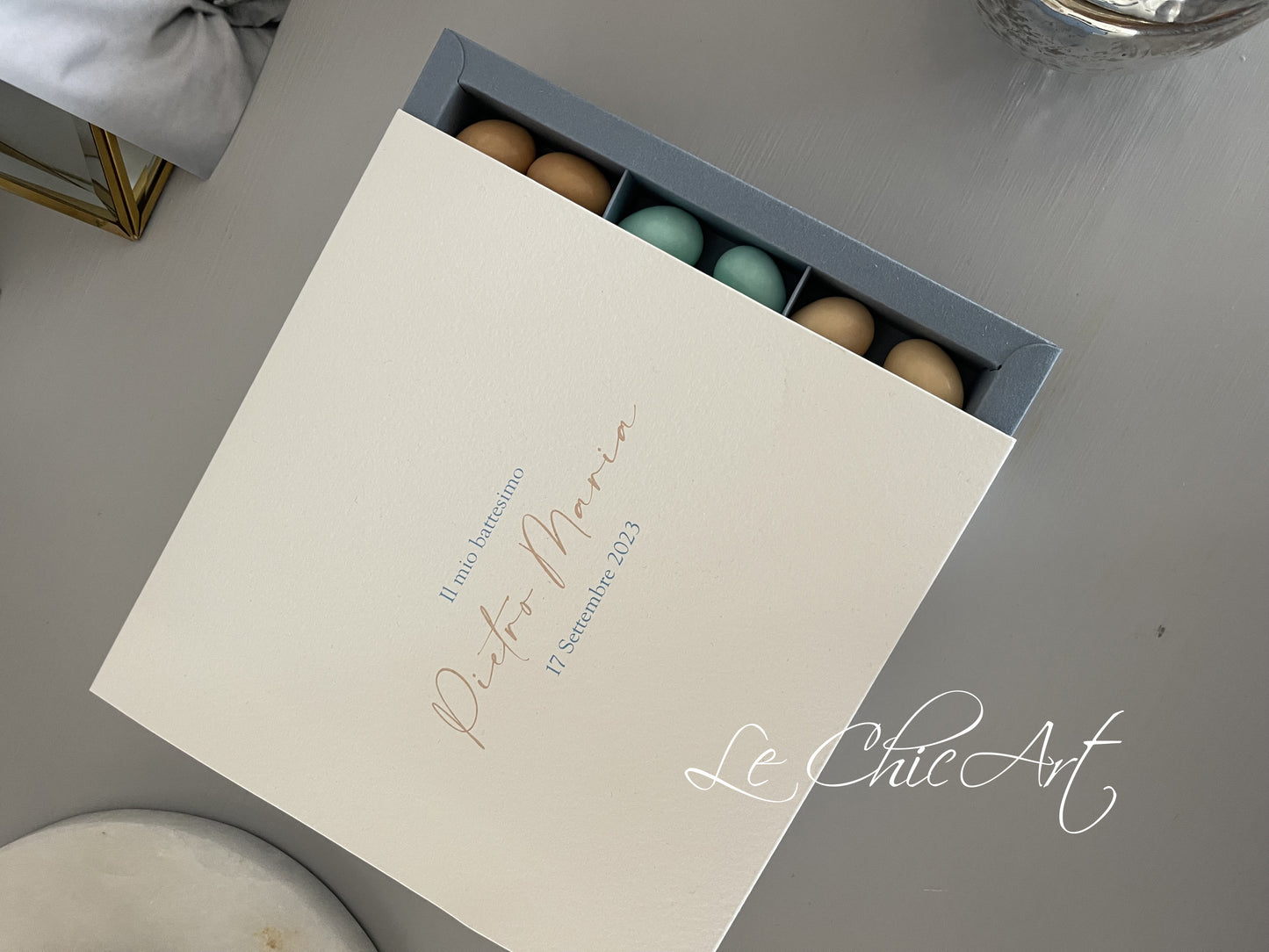 Scatole degustazione premium 6 scomparti fascia sfilo esperienza luxury