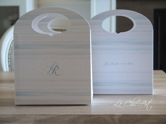 Bag con manici in cartoncino 23X18X7cm