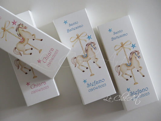 Set Scatola porta confetti a sfilo