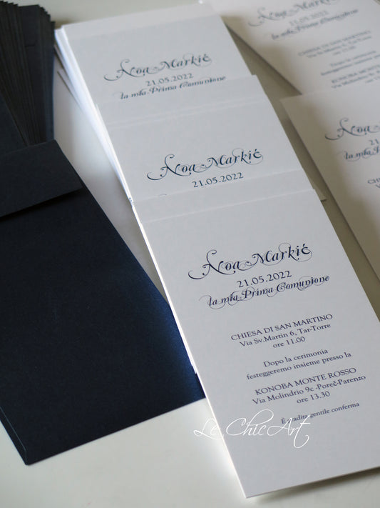 Set  Partecipazioni mod. card e busta
