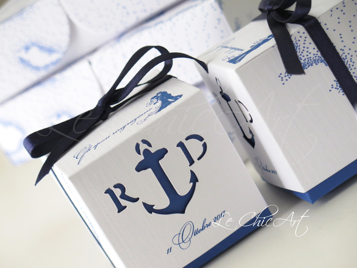 Set Scatole portaconfetti mod. cubo