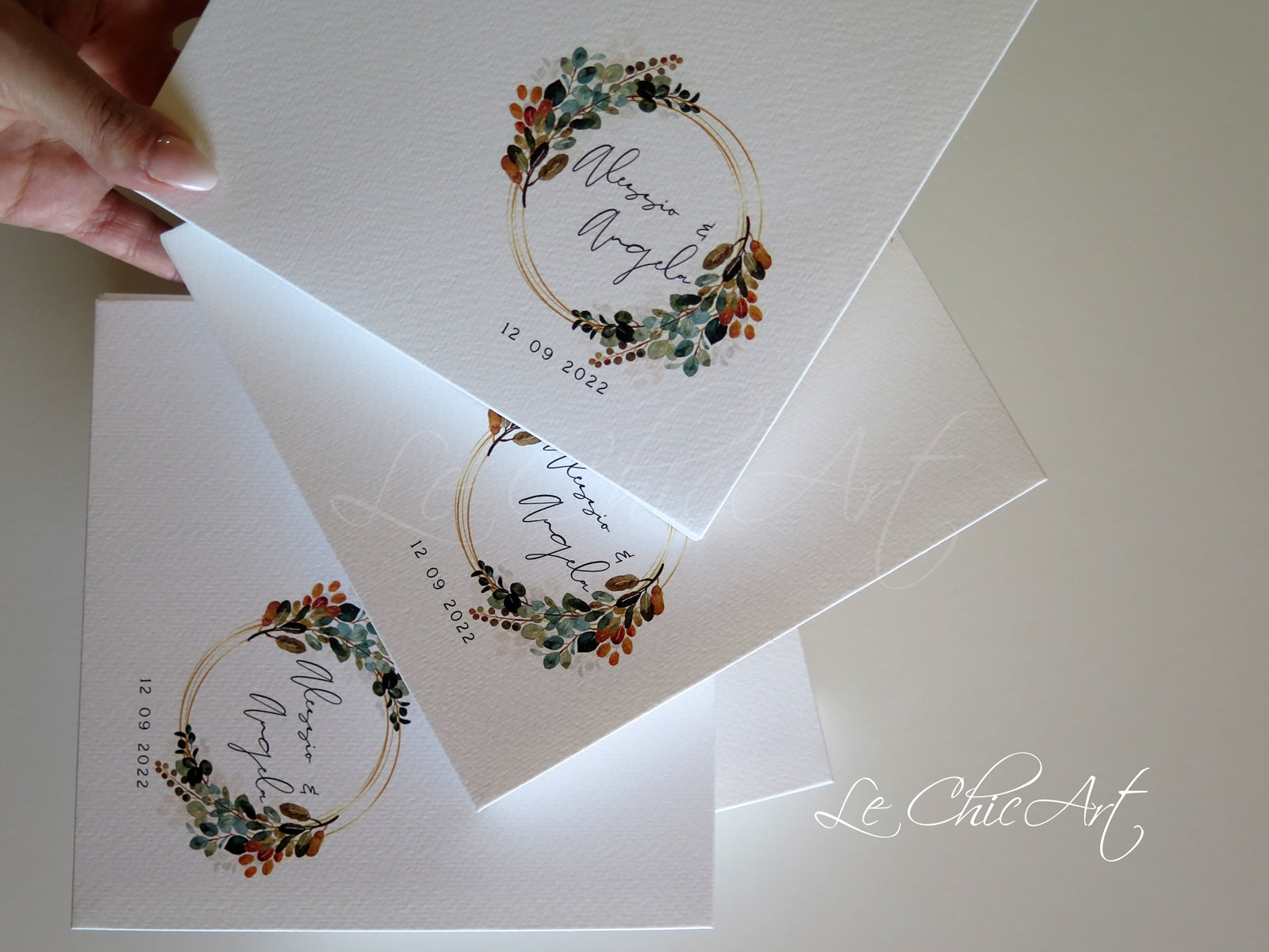 Set 10 scatole degustazione 6 scomparti cornice floreale con fascia estraibile per confetti