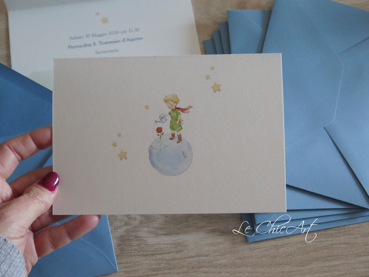 Invitation Set, card and envelope model