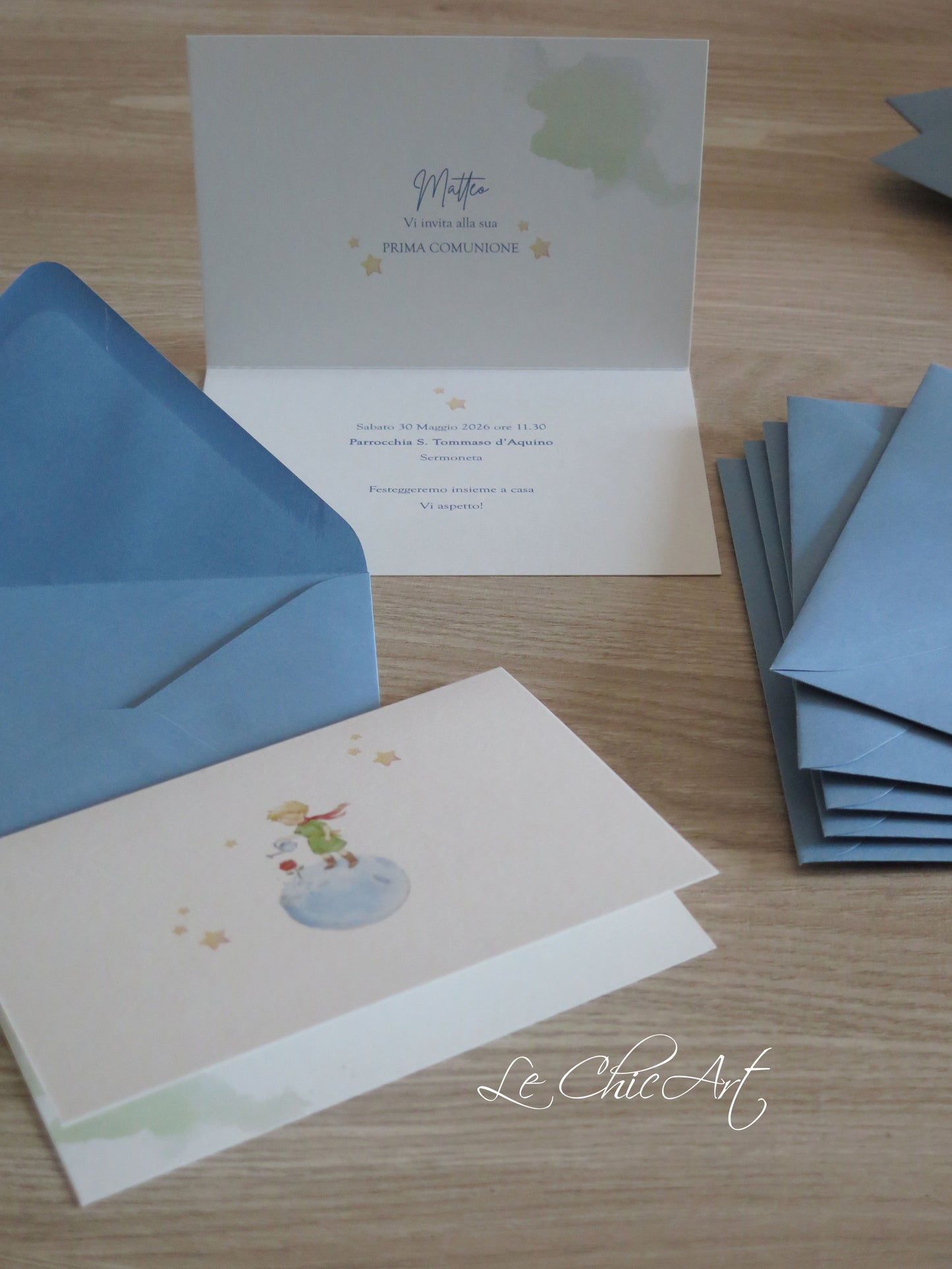 Invitation Set, card and envelope model