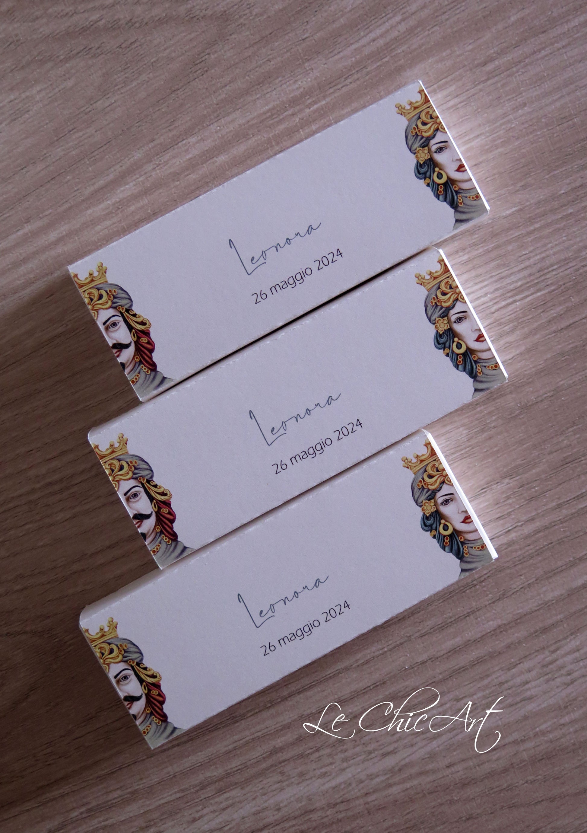 Scatole porta confetti teste di moro  a sfilo sicilia 12x4x2cm per comunione