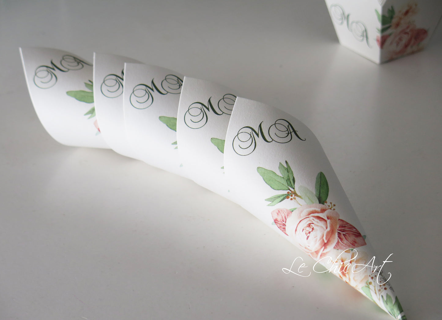 Set Coni con stampa esterna