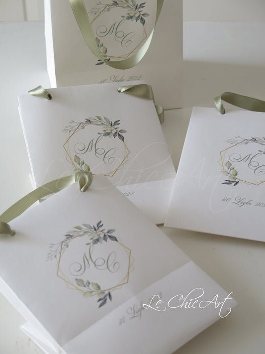 Bag con manici in doppio raso 18x15x12cm