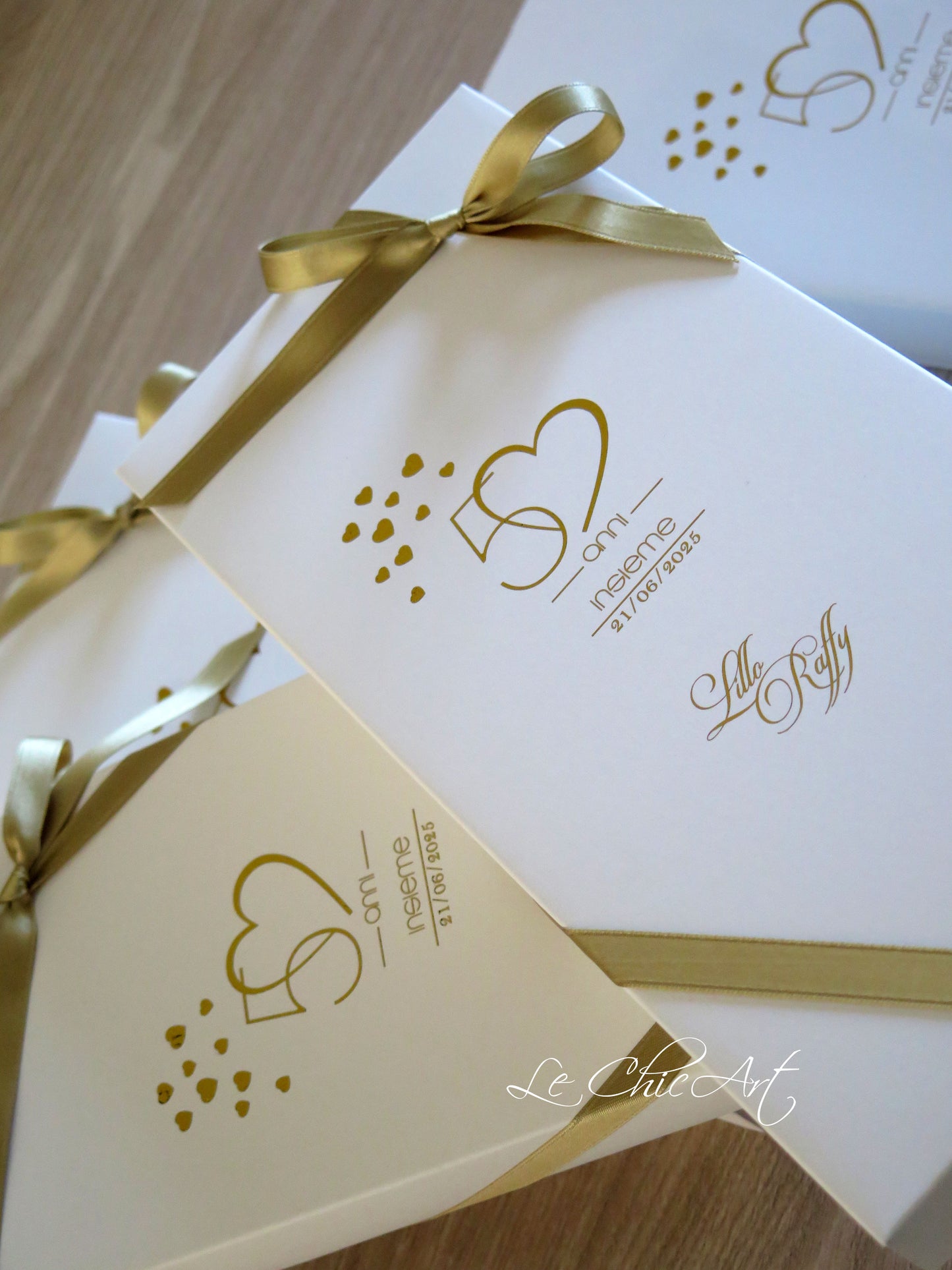 Ispirazioni per confezionamento bomboniere anniversario di matrimonio