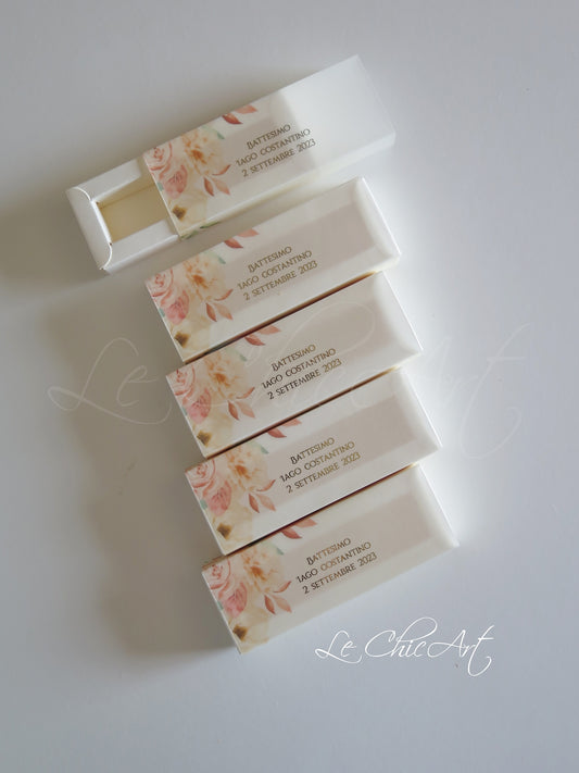 Set Scatola porta confetti a sfilo oro